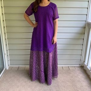 Purple Indian/Pakistani Lengha Choli